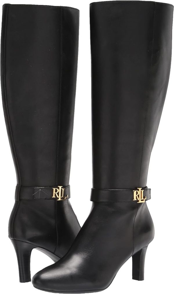 Ralph by Ralph Lauren Women's Ardington Leather Dress Boot Knee High